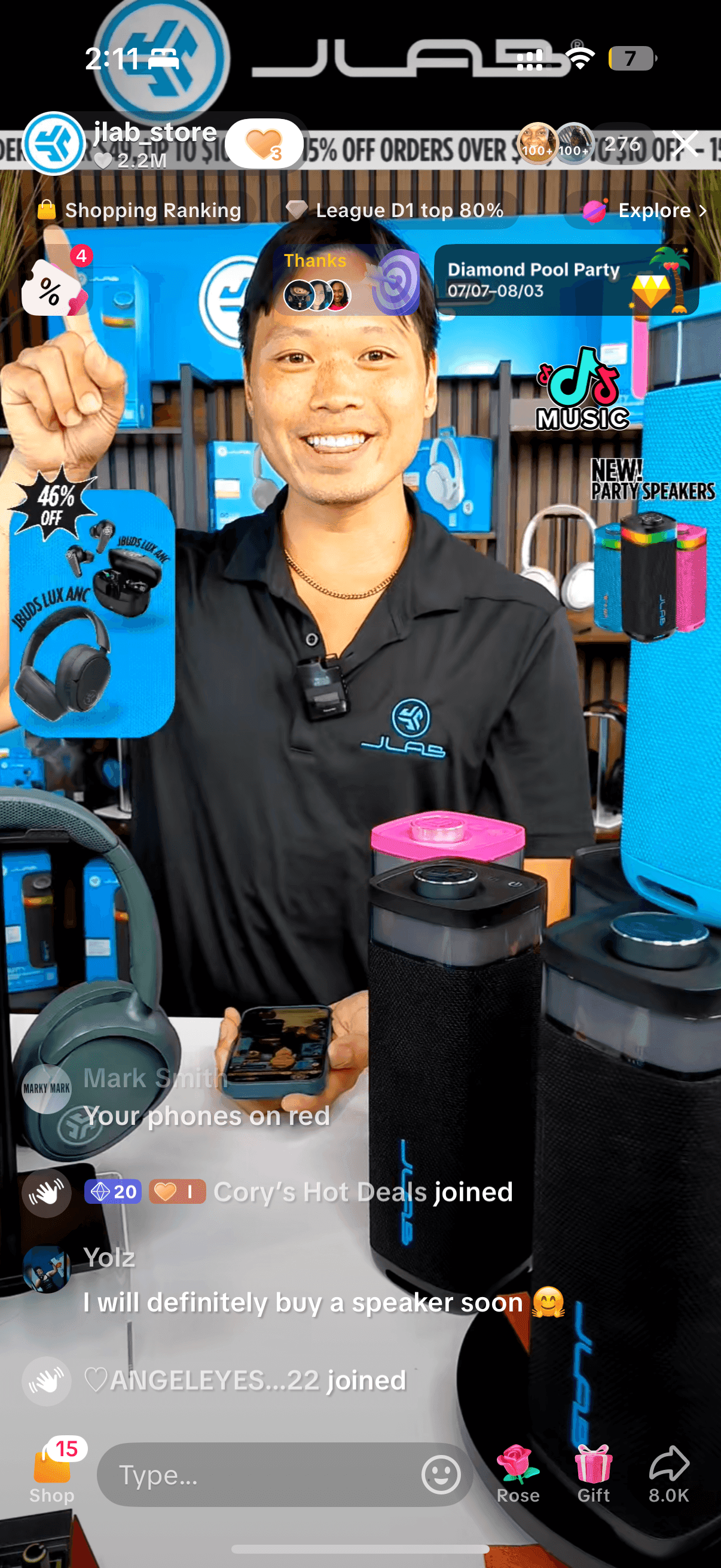 TikTok Shop LIVE session preview
