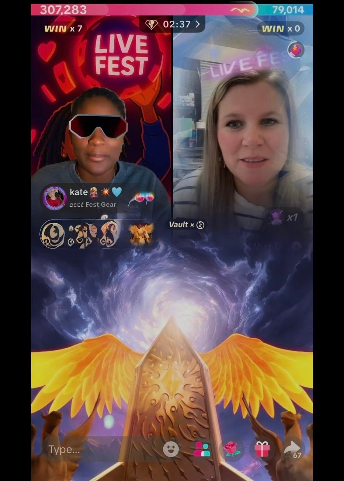 Creator filming a TikTok LIVE session